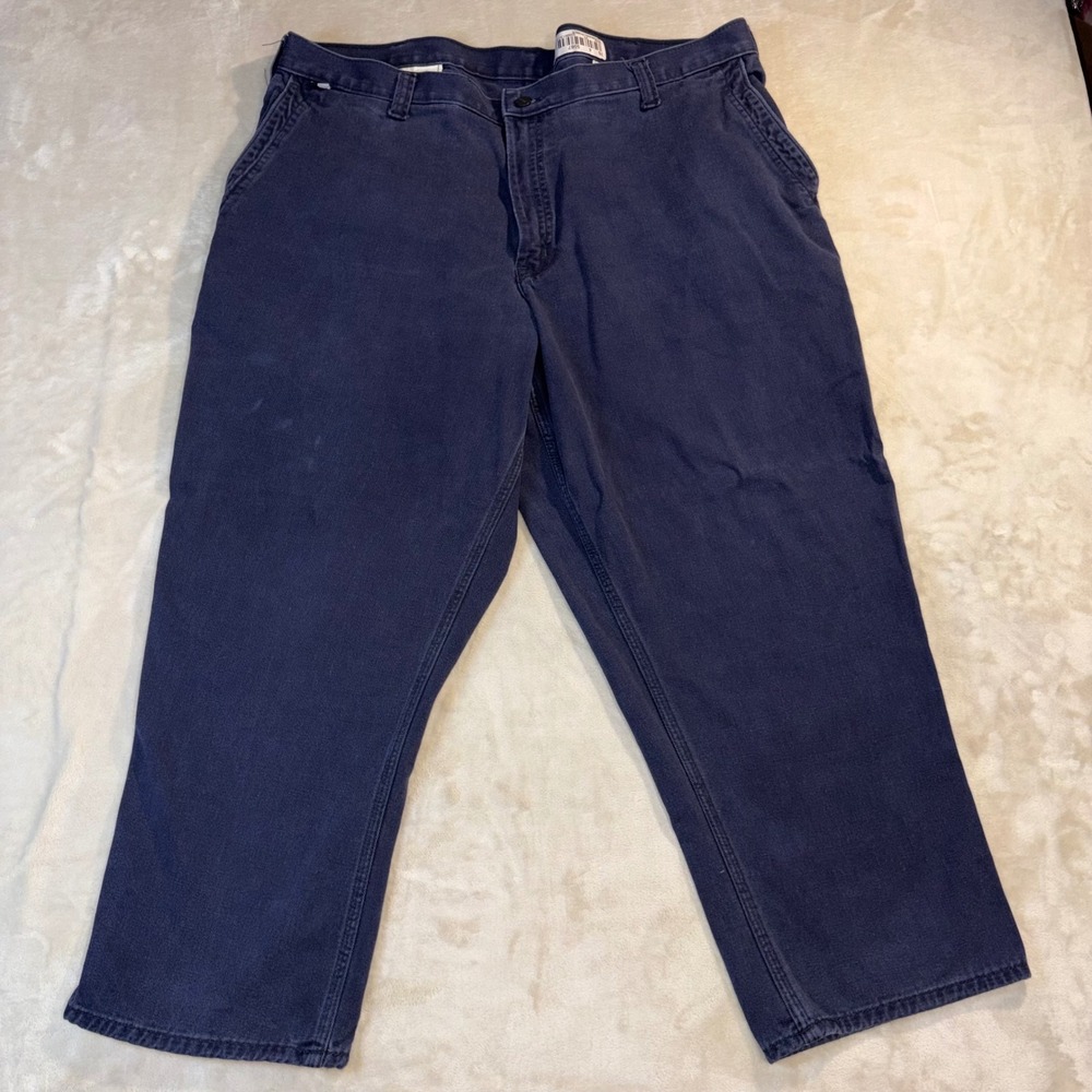 Carhartt FR Navy Blue Flame Resistant Work Pants 42x28 NFPA 2112 CAT 2 371-20